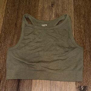 Old Navy Olive Green Crop Top